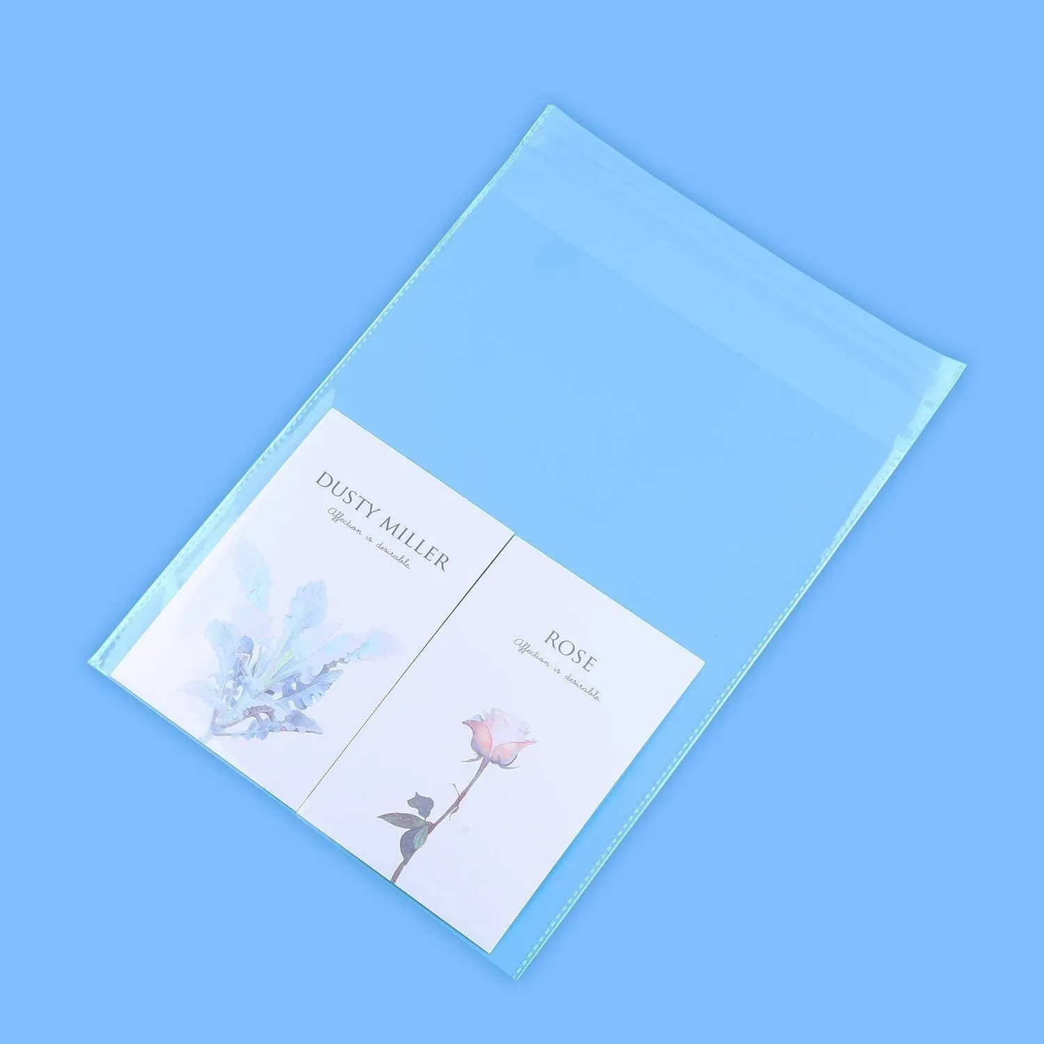 iMailer - 200 Count - 6" x 9" Cellophane Bags Self Sealing - Resealable Clear Poly Cello Bags for A7 A8 A9 Cards & Envelopes, Bakery, Cookies, Treats