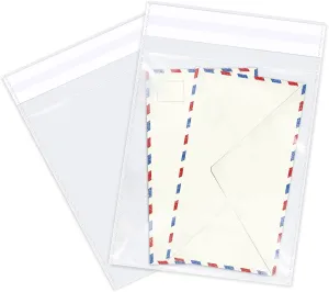 iMailer - 200 Count - 6" x 9" Cellophane Bags Self Sealing - Resealable Clear Poly Cello Bags for A7 A8 A9 Cards & Envelopes, Bakery, Cookies, Treats