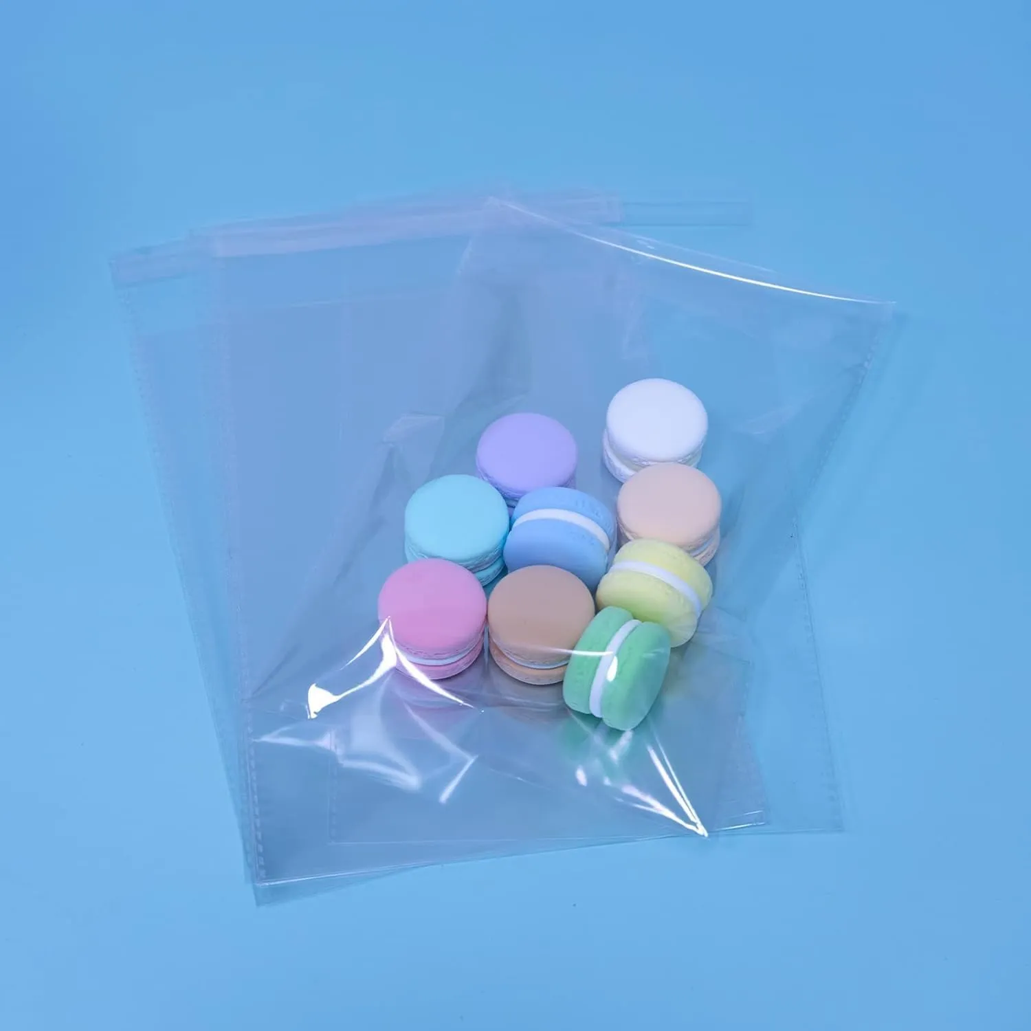 iMailer - 200 Count - 6" x 9" Cellophane Bags Self Sealing - Resealable Clear Poly Cello Bags for A7 A8 A9 Cards & Envelopes, Bakery, Cookies, Treats