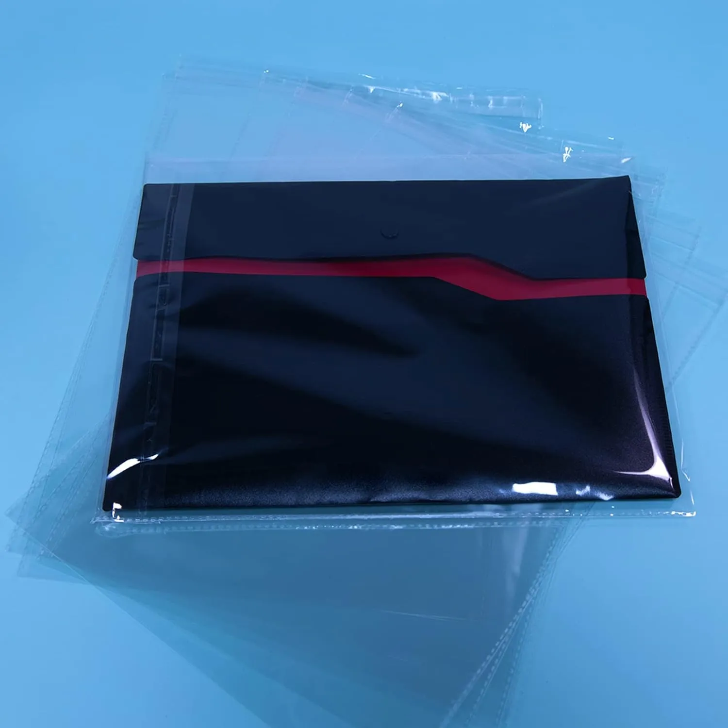 iMailer - 500 Pack - 10" x 13" Clear Cellophane Bags Self Seal- Cello Large Resealable Plastic Poly Bags for Prints, Photos, Documents, Clothing, T-Shirt