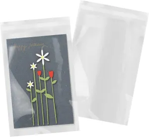 iMailer - 500 Pack - 6" x 9" Cellophane Bags Self Sealing - Resealable Clear Poly Cello Bags for A7 A8 A9 Cards & Envelopes, Bakery, Cookies, Treats