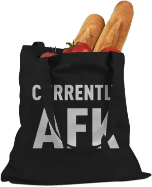 Indica Plateau Currently AFK Cotton Canvas Tote Bag
