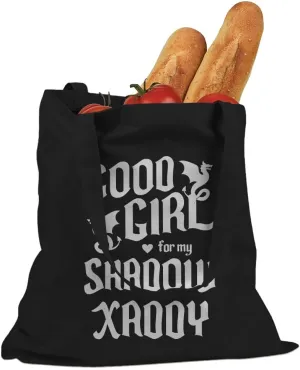 Indica Plateau Good Girl for my Shadow Xaddy Cotton Canvas Tote Bag