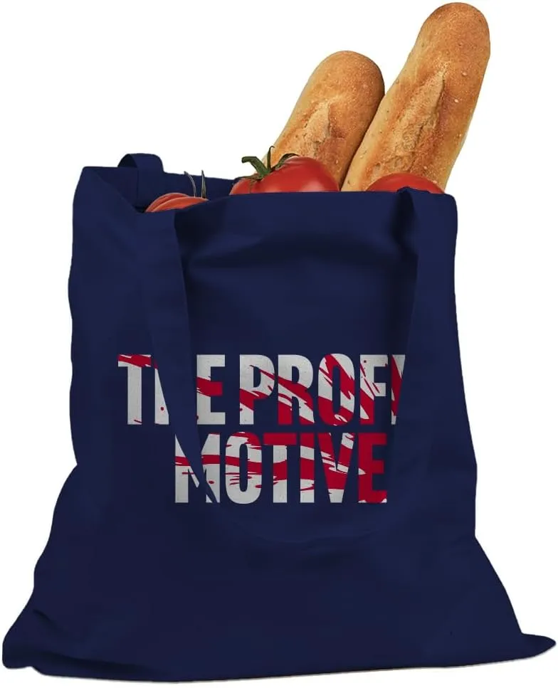 Indica Plateau The Profit Motive Cotton Canvas Tote Bag