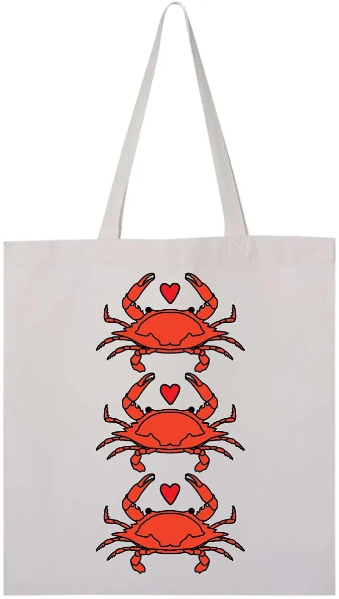 inktastic Crab Lover Tote Bag