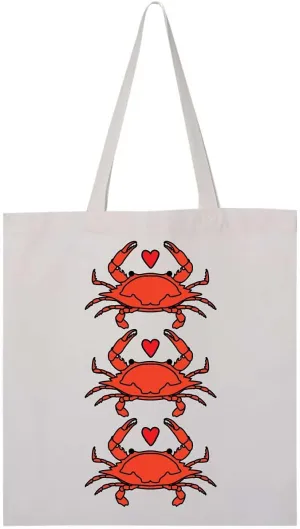 inktastic Crab Lover Tote Bag