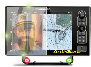 IPG Anti-Glare Made for Humminbird SOLIX 10 CHIRP MEGA SI G3 Display Matte Finish Screen Protector Film, Perfect for Outdoor Use for Solix10
