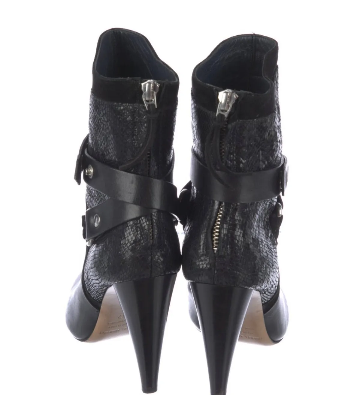 Isabel Marant- Raya Suede Trimmed Leather Boots