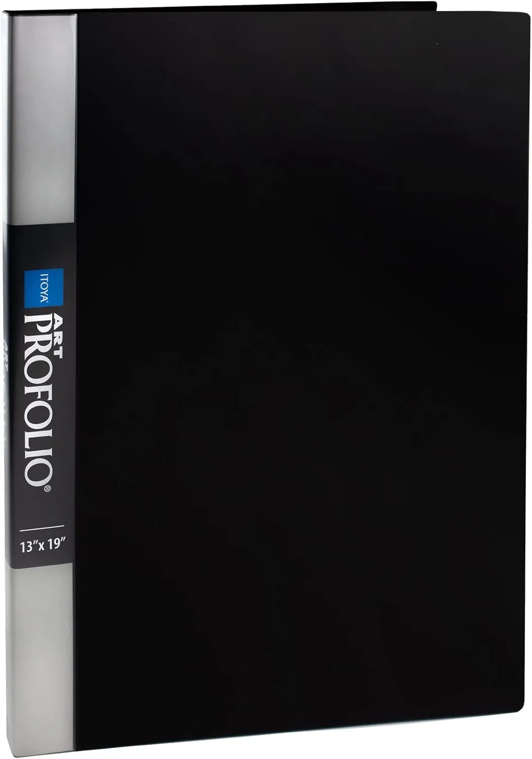 Itoya Original Art ProFolio 13x19 Black Photo Album Book with 48 Pages - Protective Binder with Plastic Sleeves