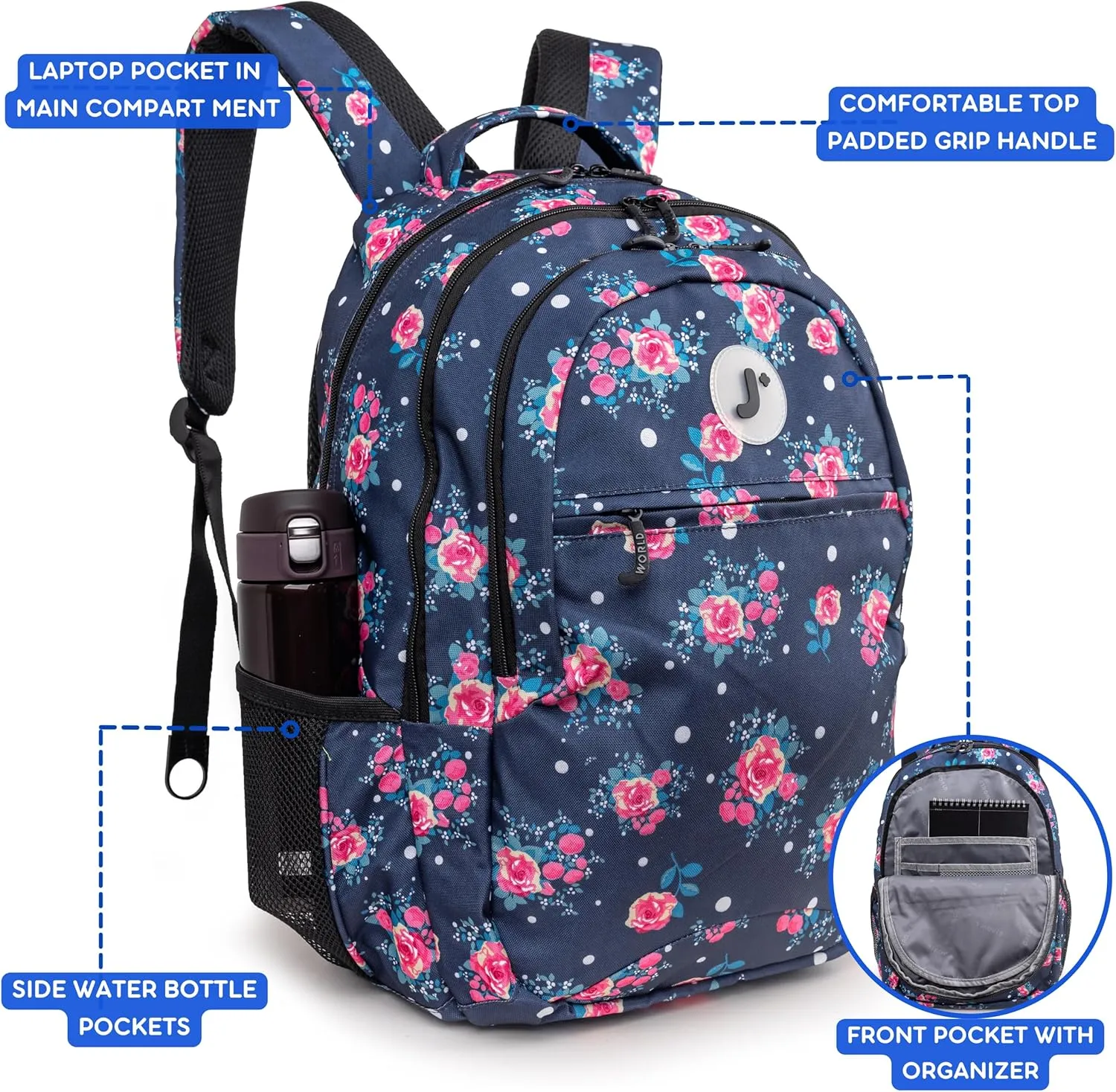J World New York Cornelia Laptop Backpack