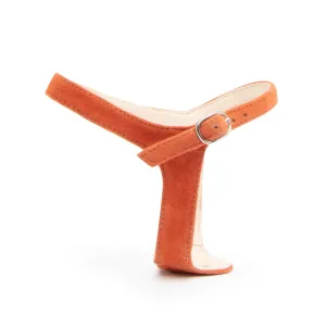 Jackie in Orange Suede