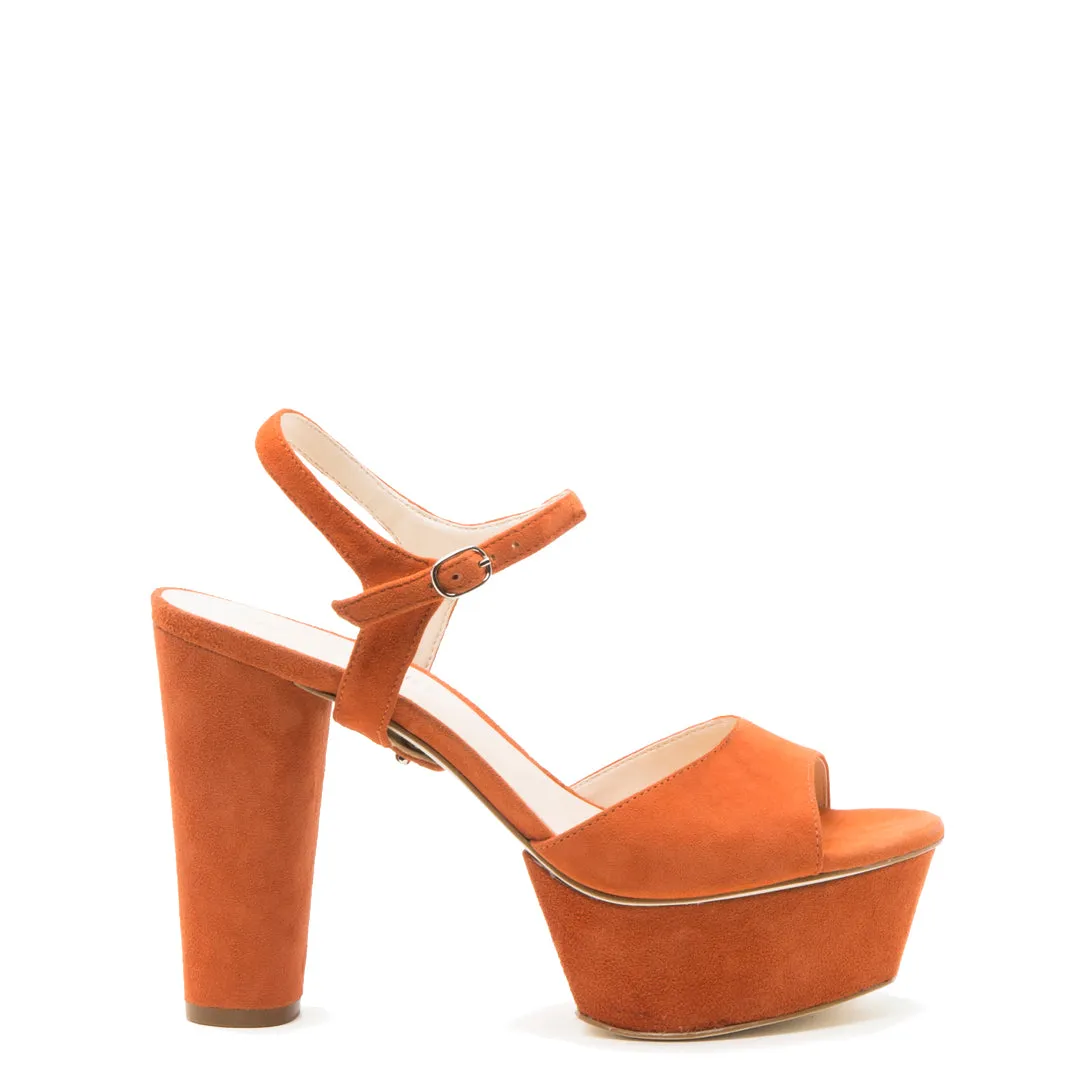 Jackie in Orange Suede