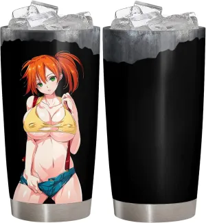 japanese animes Girl sexy body hentai kawaii big boooob Long hair Sexy Japanese Senpai Anime Fan chibi lover Japanes High School Girl - 20Oz Tumbler Gift For Anime Cartoon Japan Lover 186