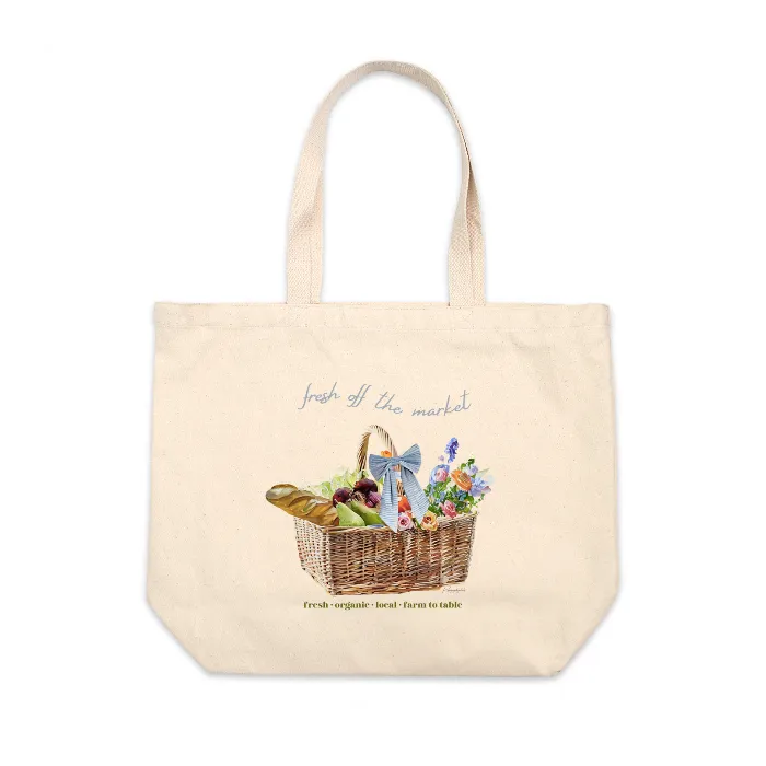Jumbo Cotton Canvas Tote Bag