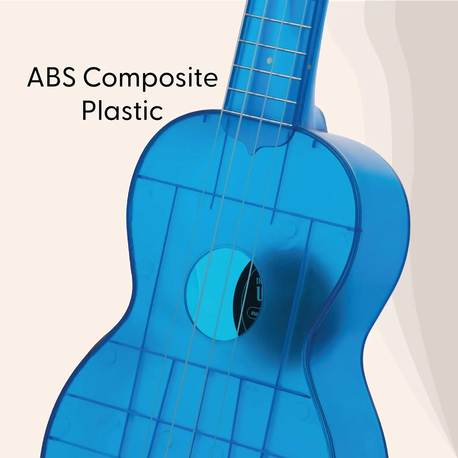Kala Brand Music Co. The Waterman Sea Glass Collection, 4-String Ukulele, Right, Cobalt Blue, Soprano (KA-WMT-BL-S)