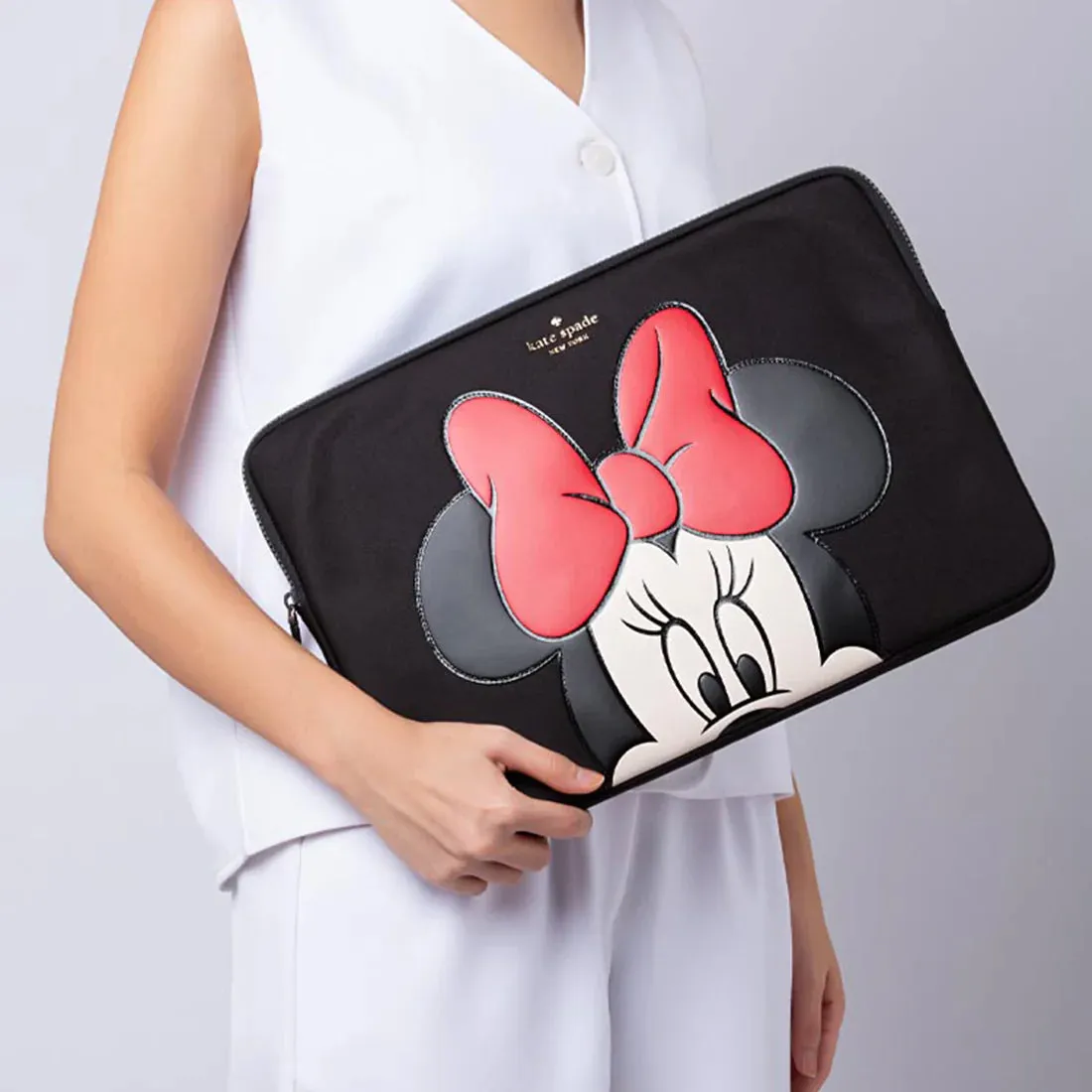KATE SPADE Disney X Kate Spade New York Minnie Universal Laptop Sleeve Black Multi RS-KG703