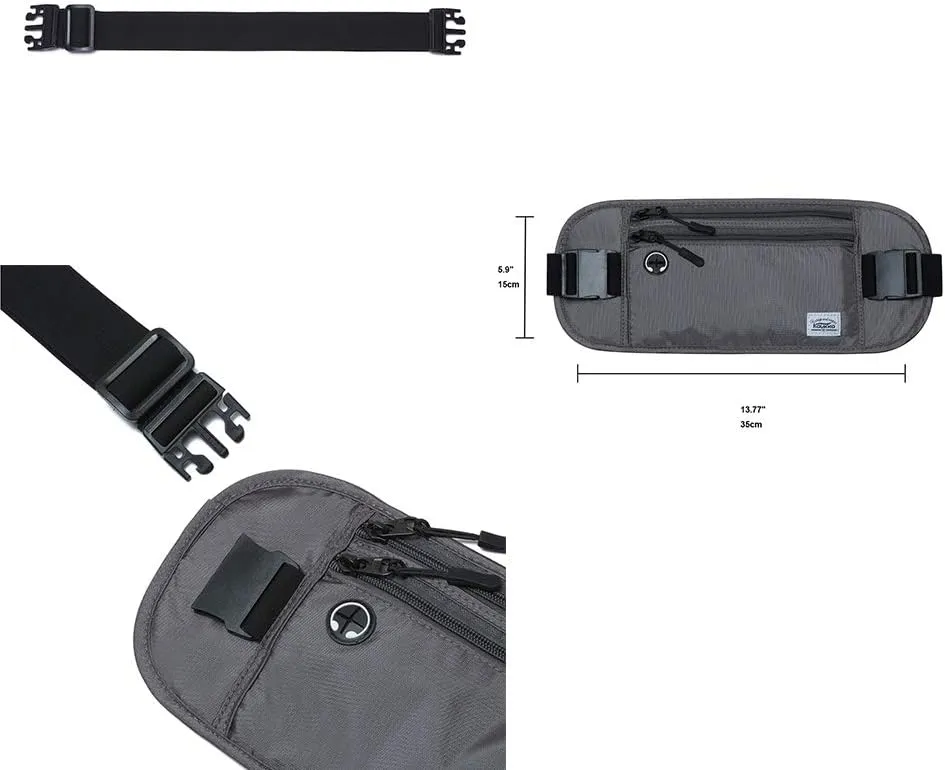 KAUKKO Laptop Outdoor Backpack, Traveling Rucksack Fits 15.6 Inch Laptop(0-Grey(2PC))