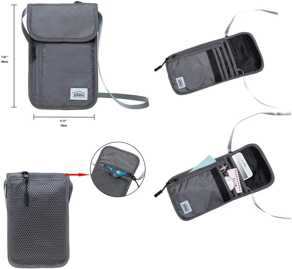 KAUKKO Laptop Outdoor Backpack, Traveling Rucksack Fits 15.6 Inch Laptop(5-11-GREY2PC)