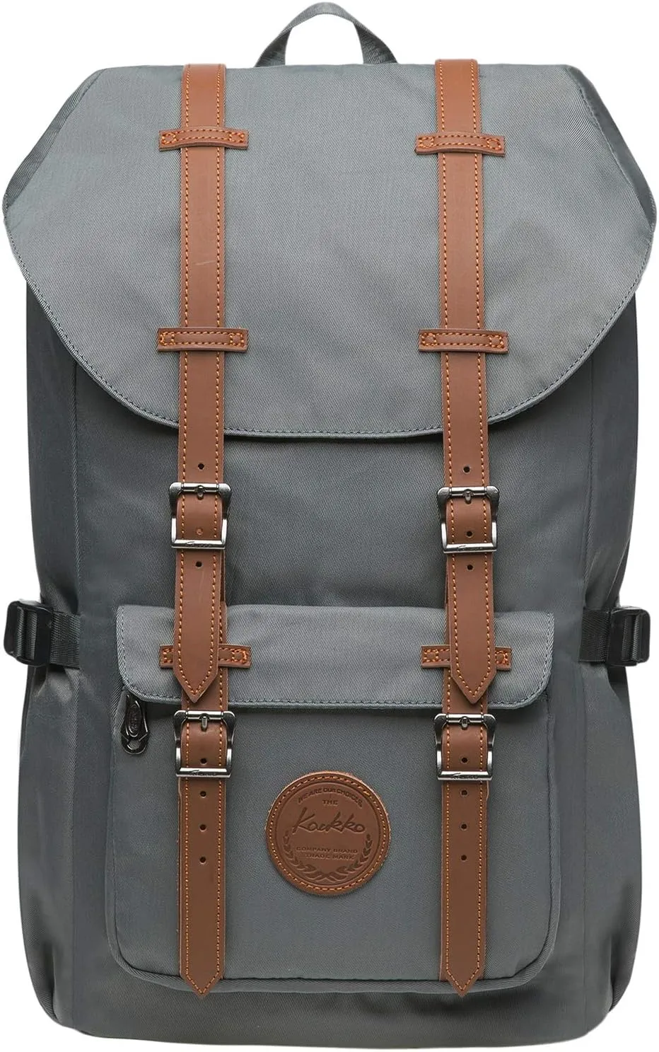 KAUKKO Laptop Outdoor Backpack, Traveling Rucksack Fits 15.6 Inch Laptop(5-11-GREY)