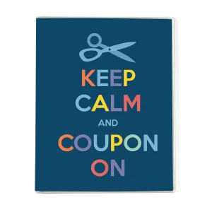 Keep Calm Small Coupon Organizer Portfolio