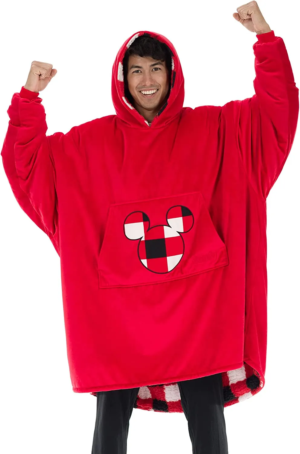 Keep yourself warm and cozy with this giant oversized wearable blanket