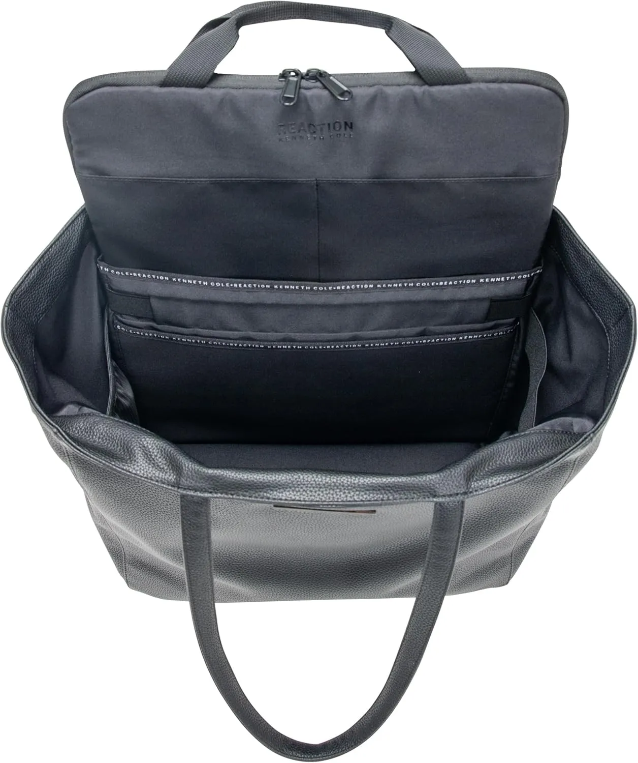 Kenneth Cole REACTION Marley Backpack, Black, 16" Laptop Tote