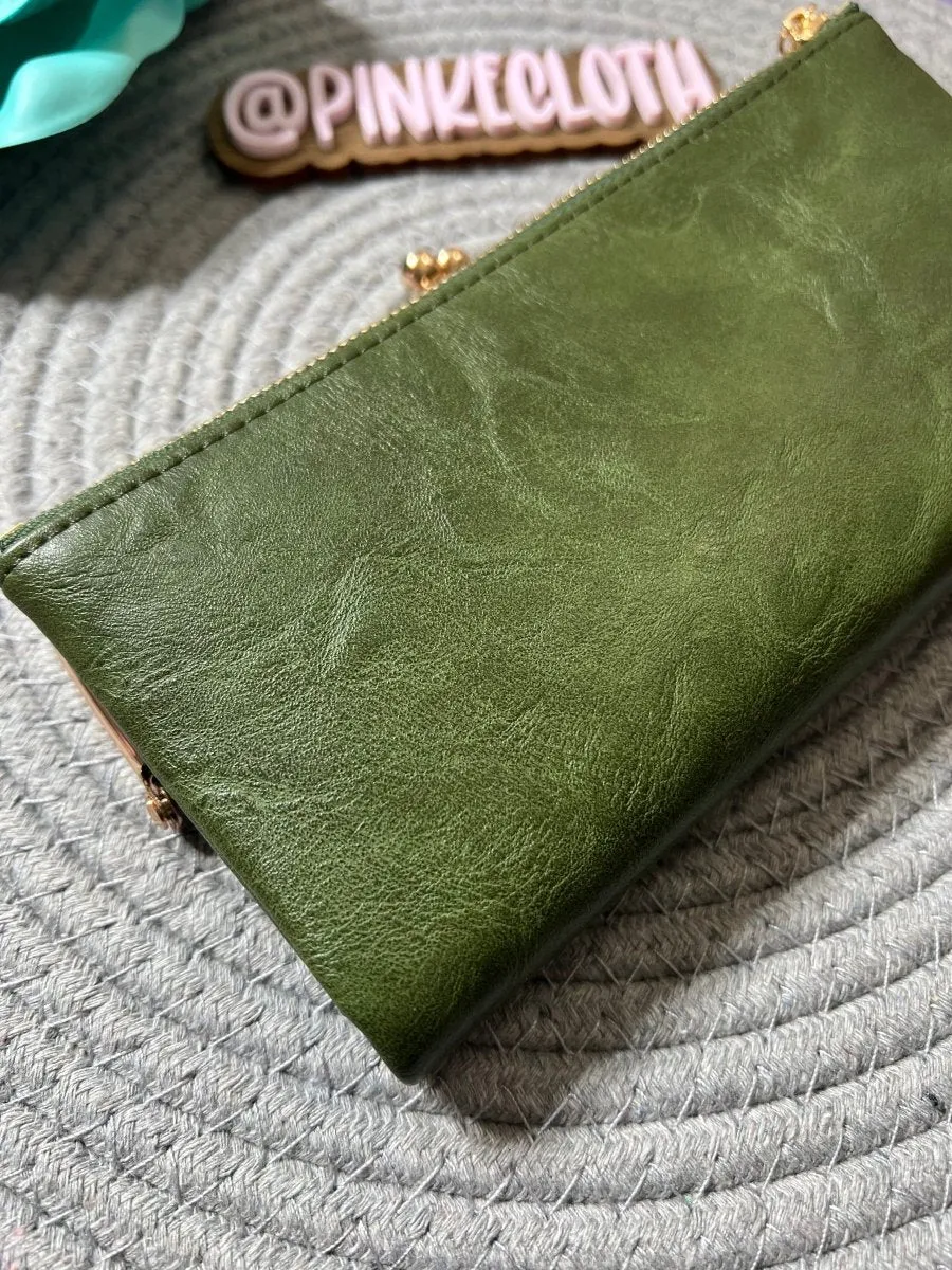 Kisslock Dual Budget wallet with Cash Envelope Dividers