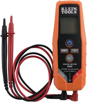 Klein Tools ET250 Voltage Meter, AC/DC Tester, Digital Multimeter, Low Voltage Tester with Batteries