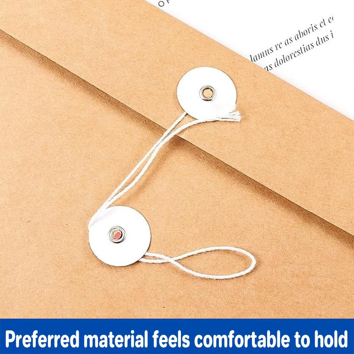 Kraft Paper Envelope File Folder 100PCS