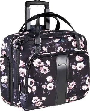 KROSER Rolling Laptop Bag Premium Rolling Laptop Briefcase Fits Up to 15.6 Inch Laptop Overnight Rolling Computer Bag with RFID Pockets for Travel/Business/Women