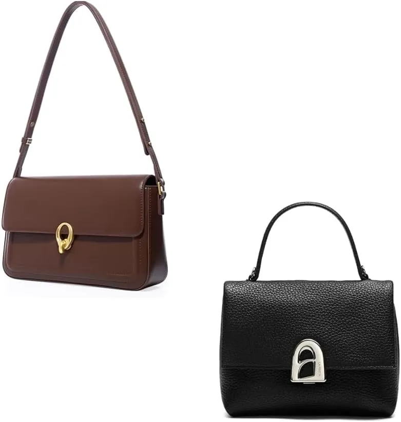 LA FESTIN Leather Purses For Women Trendy - Large Capacity Satchel Bag Summer Purse Adjustable Strap Women's Crossbody Purse