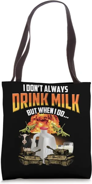 Lactose intolerance intolerant Tote Bag