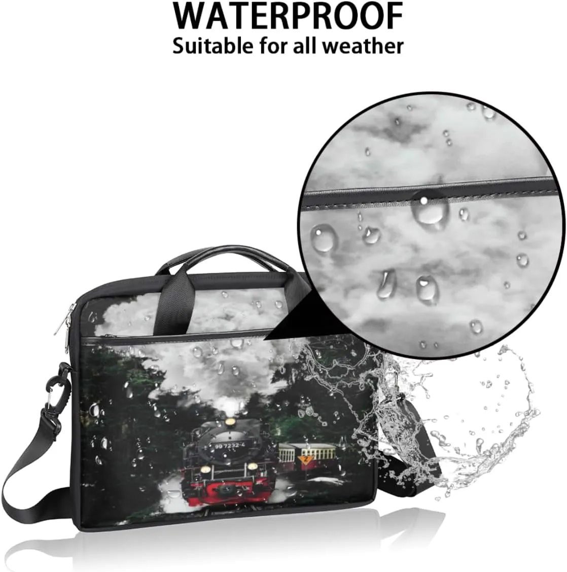 Laptop Bag Case Shoulder Messenger Carrying Bag 13 14 15 Inch Waterproof Computer Sleeve Cover