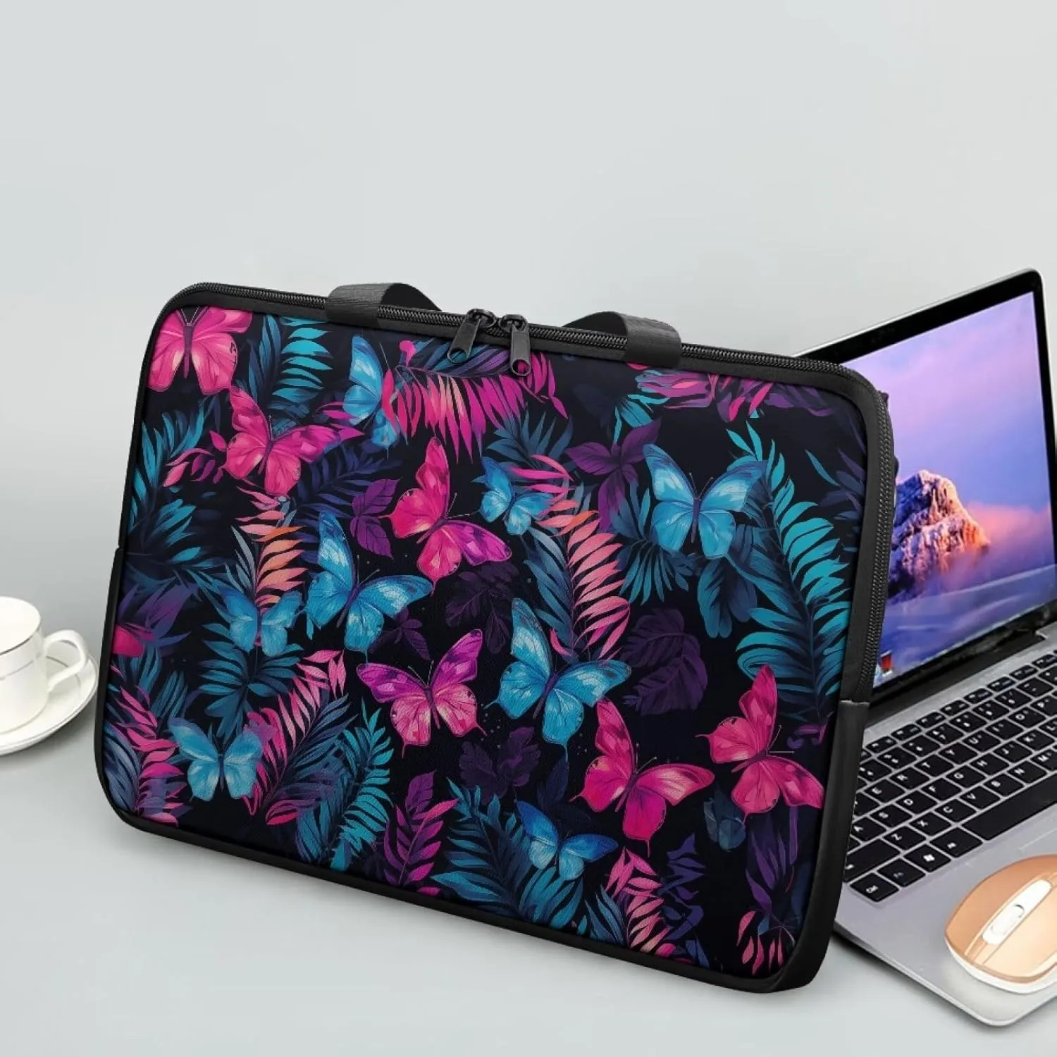 Laptop Bag Case Waterproof Zipper Portable Computer Carrying Bag for Office Business School 10 Inch- 17 Inch