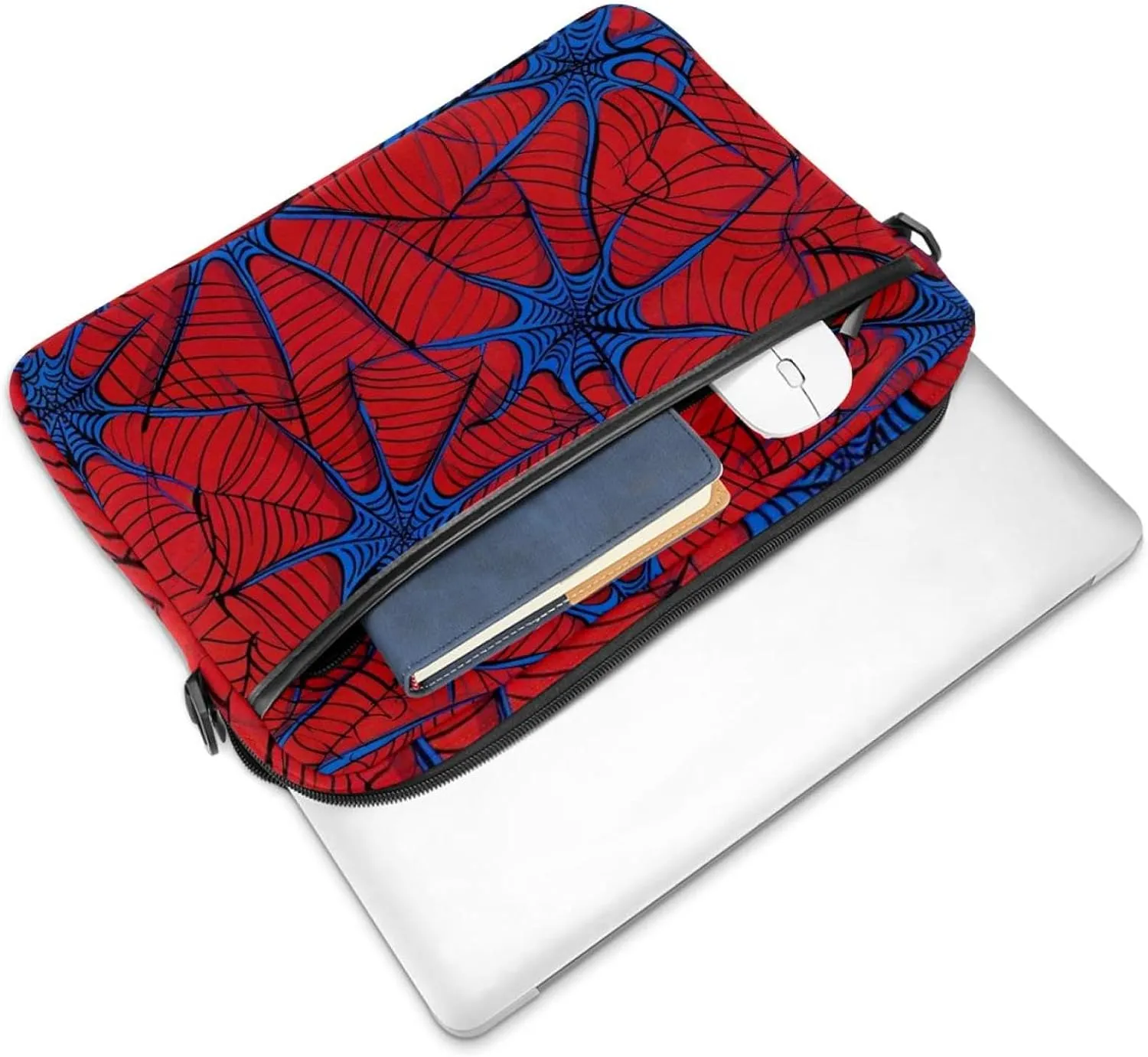 Laptop Bag Messenger Sleeve Animal Rabbits with Carrots Seamless Pattern Portable Tote Laptop Case Work Business Bag