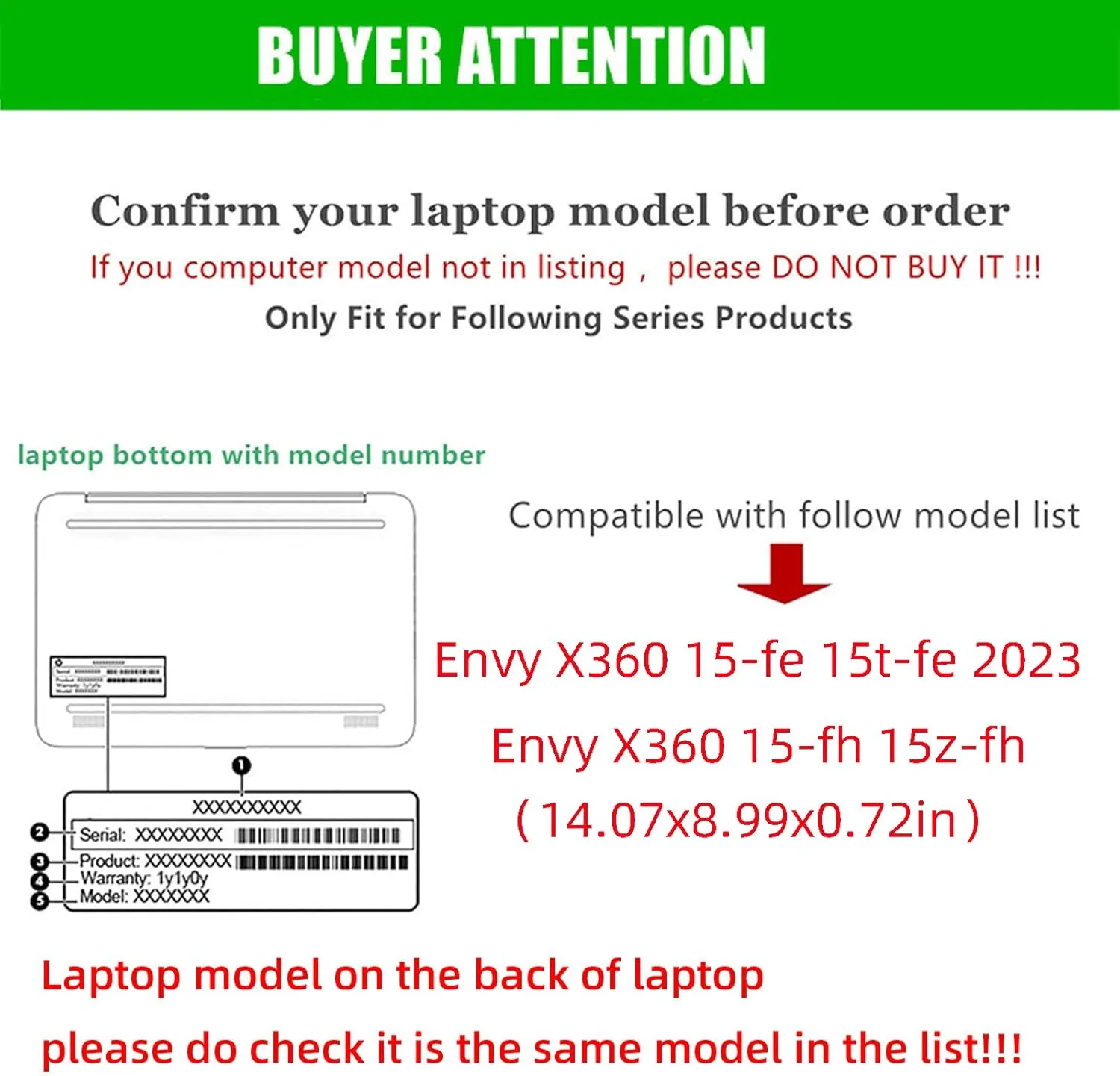 Laptop Case Cover for Hp Envy X360 15-fe 15t-fe 15.6" 2-in-1 & Envy X360 15-fh 15z-fh 2023 Notebook Sleeve Computer Bag Protective PU Leather Shell(Blue)