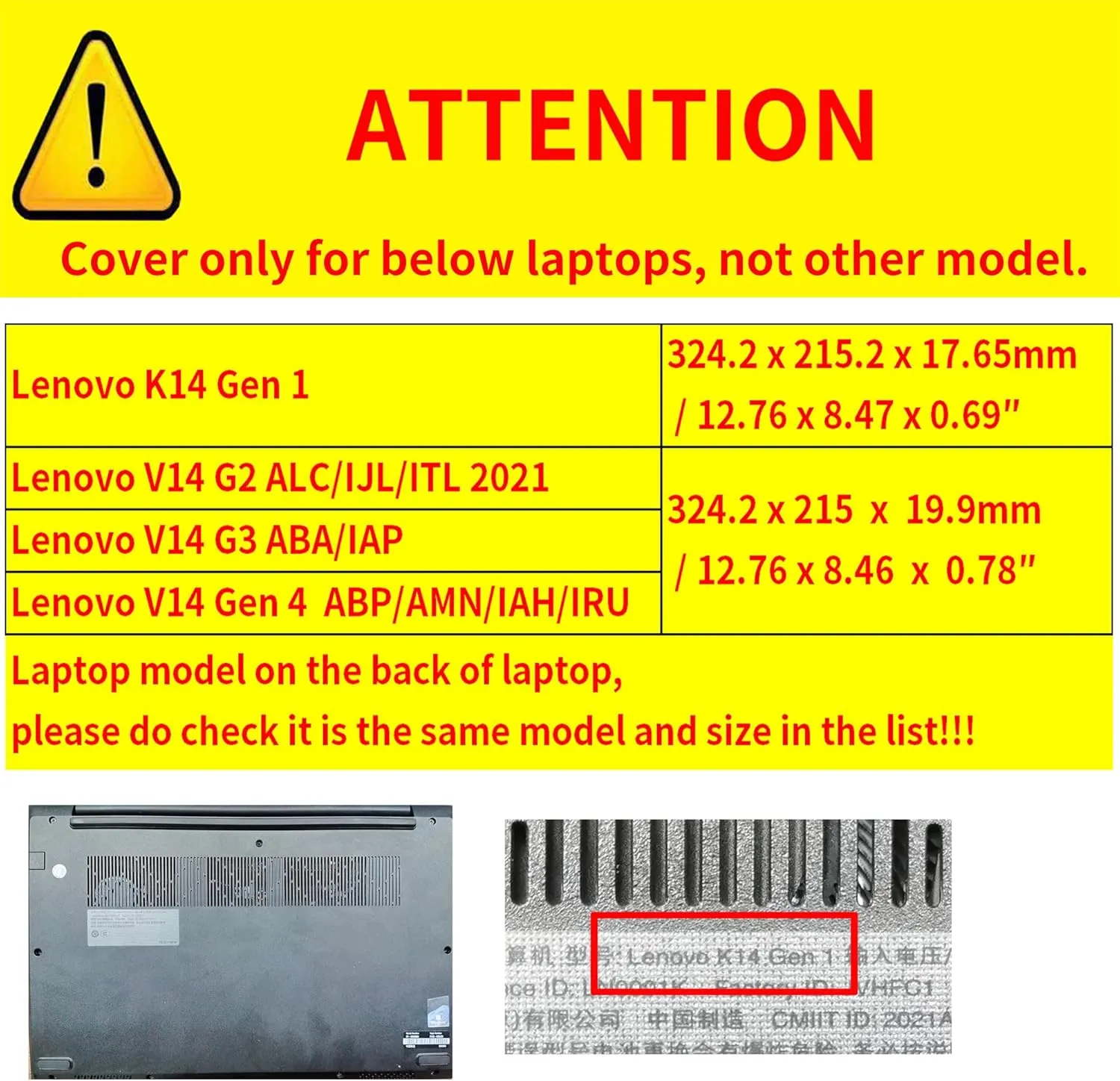 Laptop Case Cover for Lenovo K14 Gen 1 / V14 G2 G3 G4 2023 14" [Do Check Model] Detachable Notebook Sleeve Computer Bag Protective PU Shell with Pen Holder Heat Dissipation Hole (Pink, 14 inches)