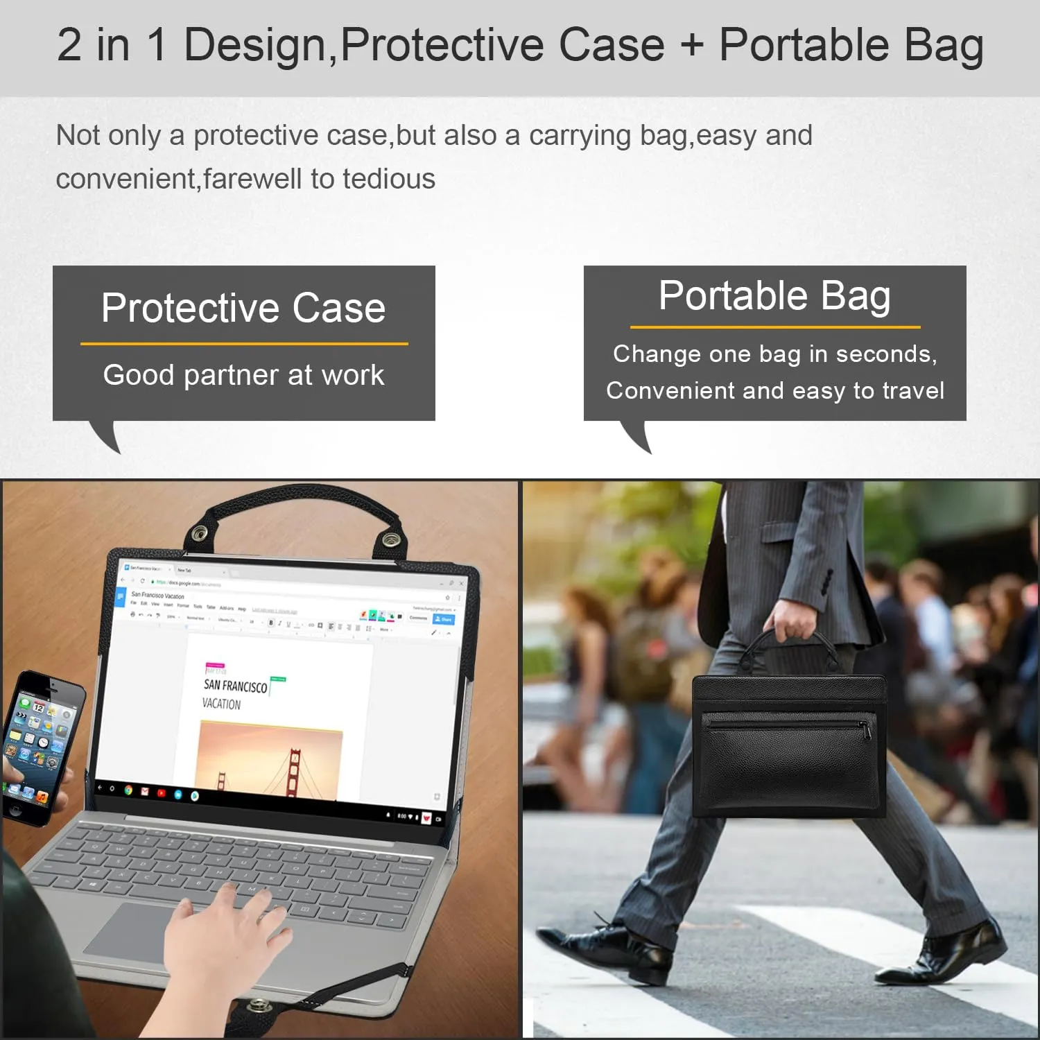 Laptop Case Cover Sleeve for Acer Predator Triton 14 PT14-51 PT14-51-78B4 PT14-51-7979 with Portable Bag with Bag Handle,Blue