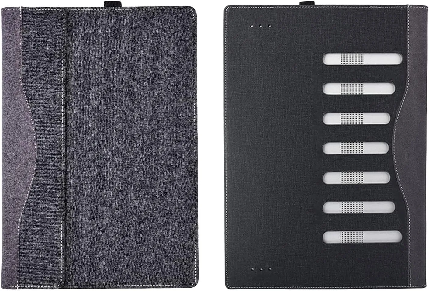 Laptop Case for Dell Inspiron 15 3000 3520 3511 & Vostro 3510 3520 15 Inch.2in1 PU Leather Protective Sleeve (Black)