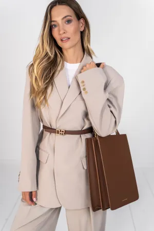 Laptop Shopper - Camel x light gold