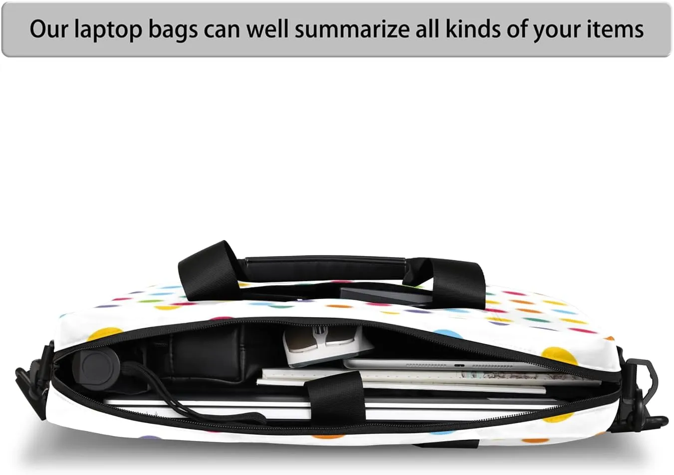 Laptop Shoulder Bag 14 15 15.6 inch Computer Bags Travel Offices Work Carrying Handbag Briefcase