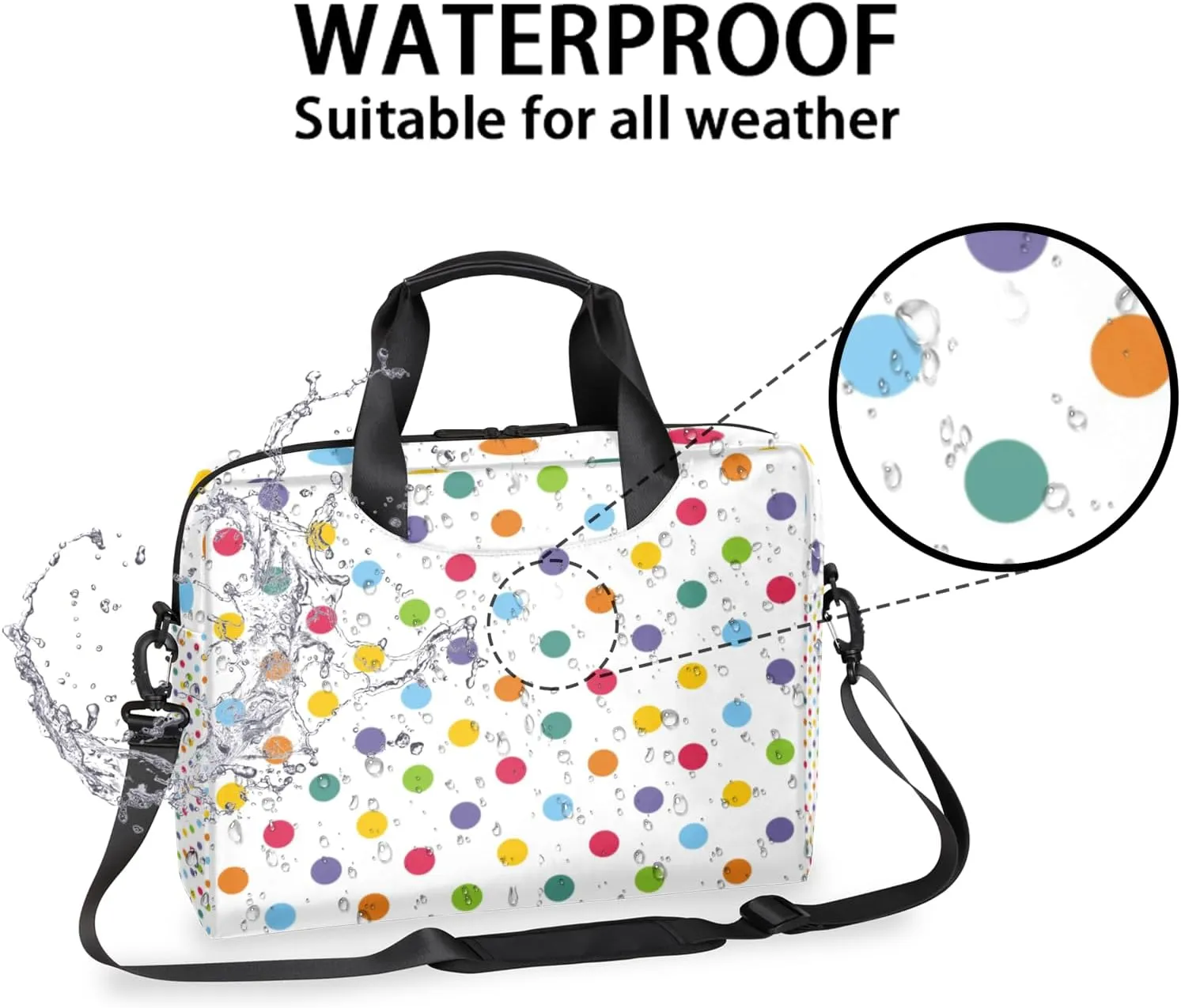 Laptop Shoulder Bag 14 15 15.6 inch Computer Bags Travel Offices Work Carrying Handbag Briefcase