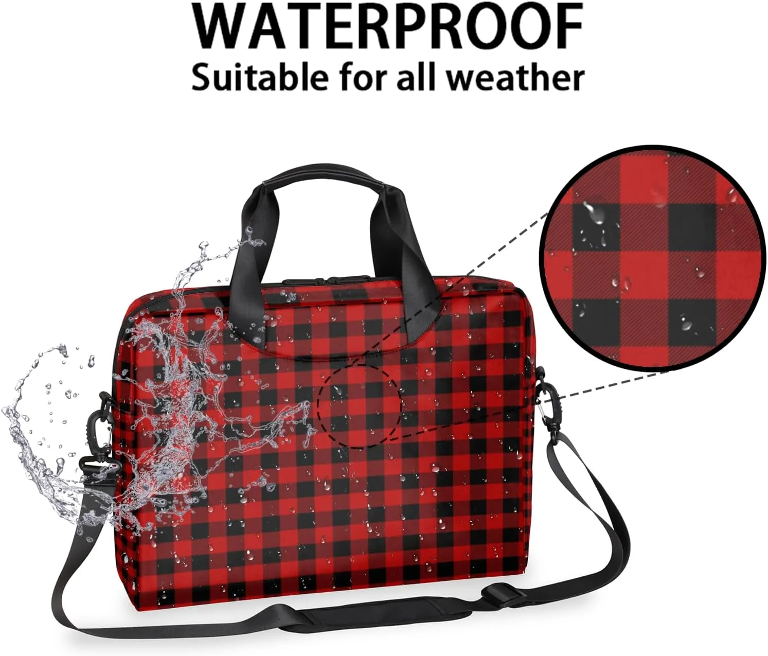 Laptop Shoulder Bag 14 15 15.6 inch Computer Travel Offices Work Briefcase Bags