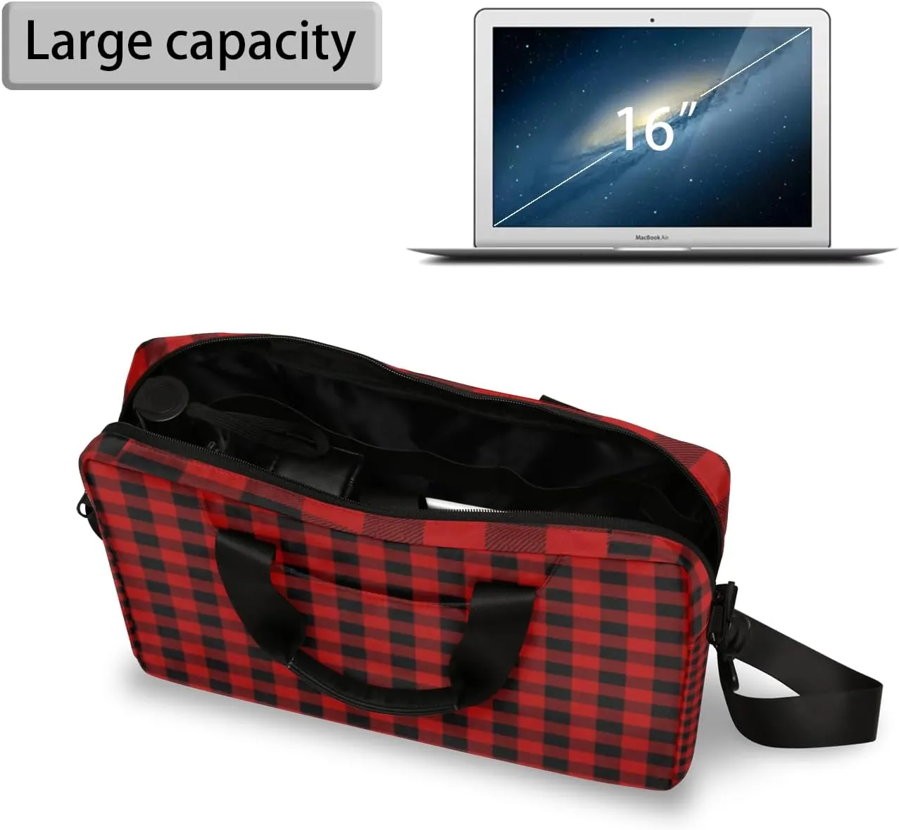 Laptop Shoulder Bag 14 15 15.6 inch Computer Travel Offices Work Briefcase Bags