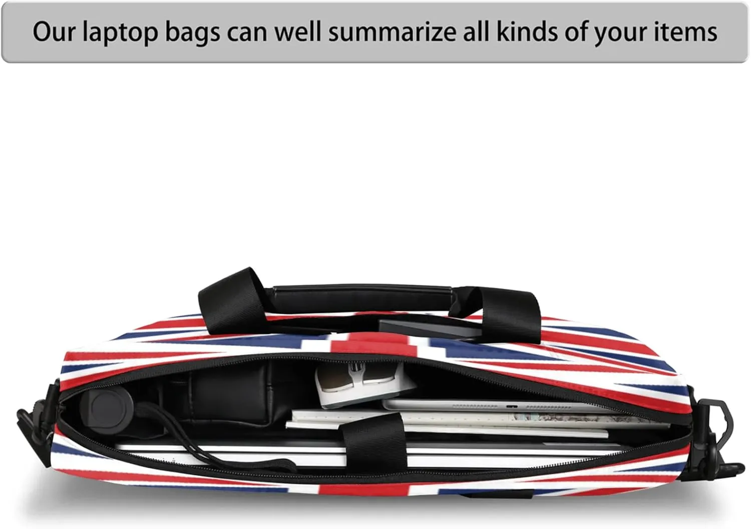 Laptop Shoulder Bag Compatible with Handle, Messenger Shoulder Case for Laptop or Tablet, Laptop Carrying Case