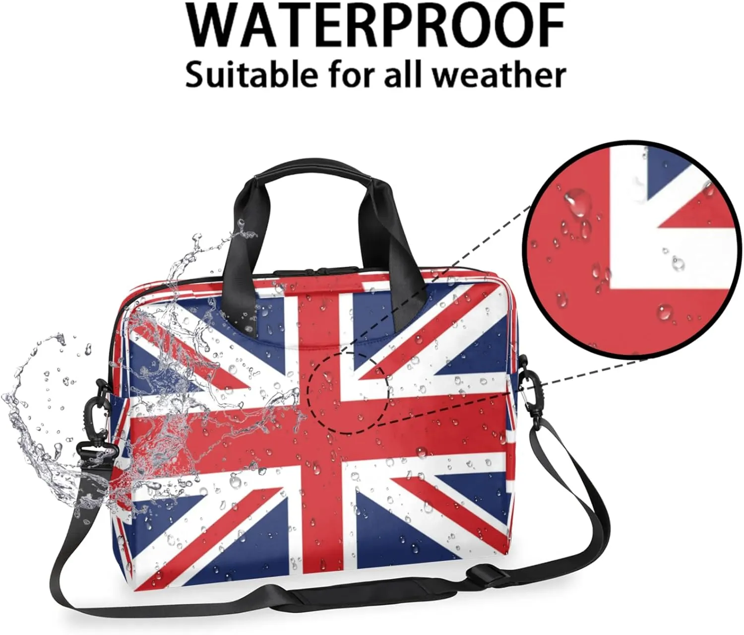 Laptop Shoulder Bag Compatible with Handle, Messenger Shoulder Case for Laptop or Tablet, Laptop Carrying Case
