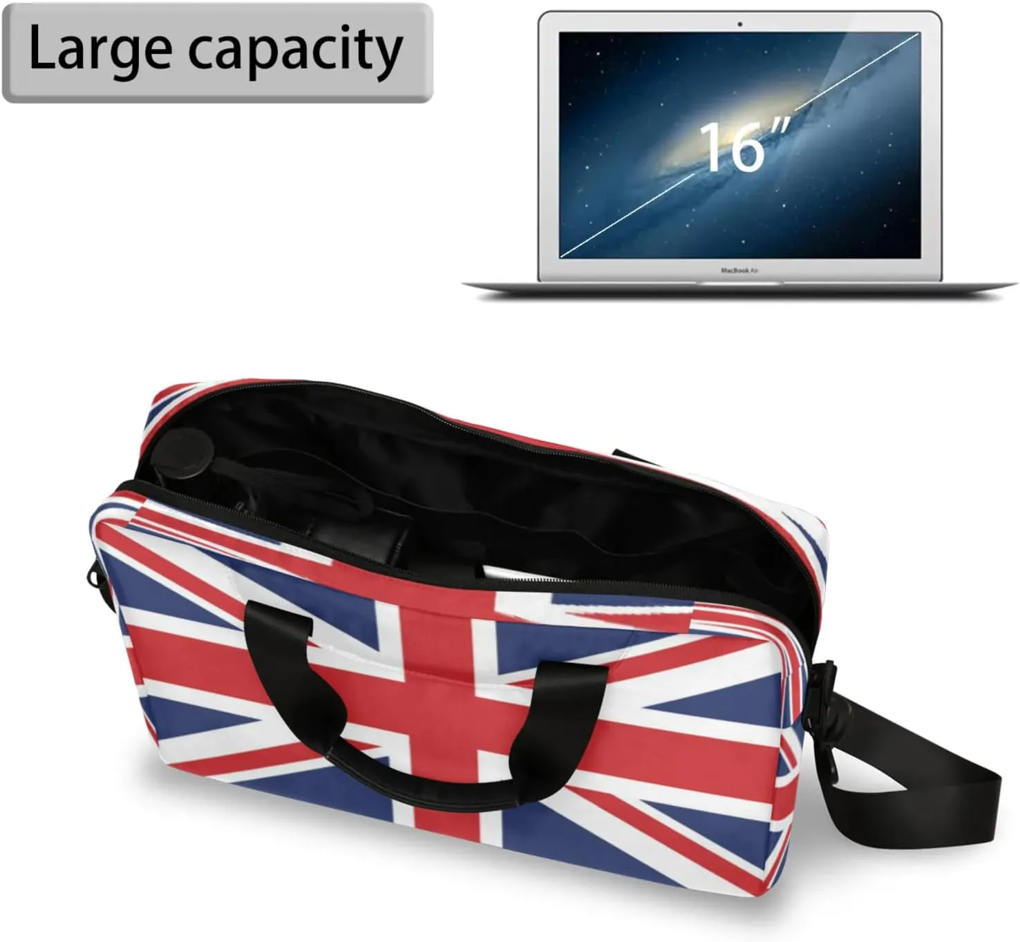 Laptop Shoulder Bag Compatible with Handle, Messenger Shoulder Case for Laptop or Tablet, Laptop Carrying Case