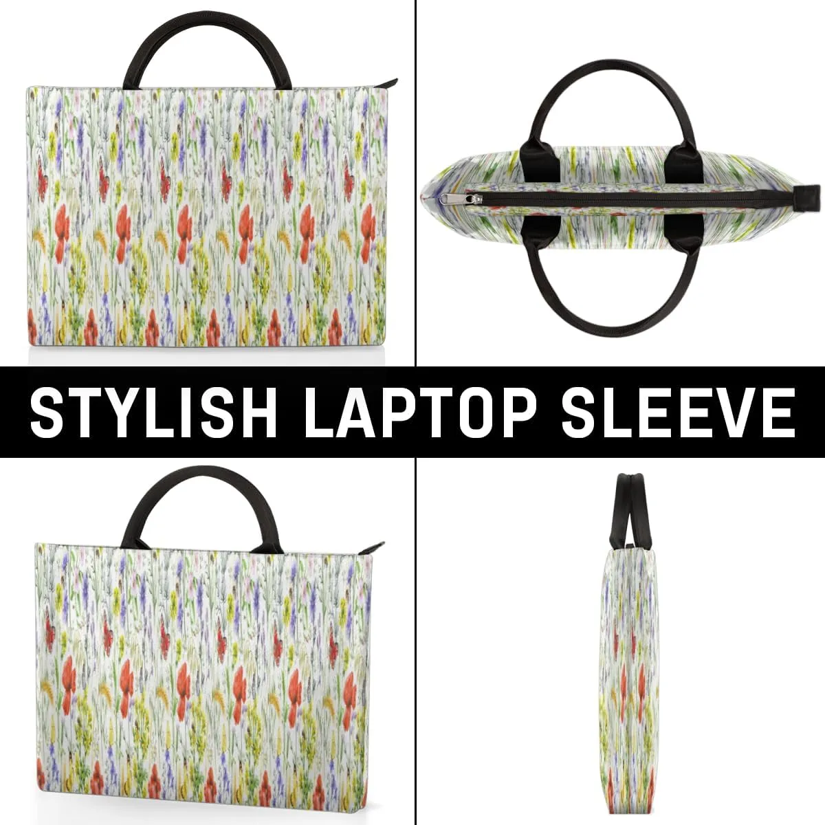 Laptop Sleeve Case for Women Men Laptop Bag Durable Travel Computer Carrying Bag with Handle Accessories Bags