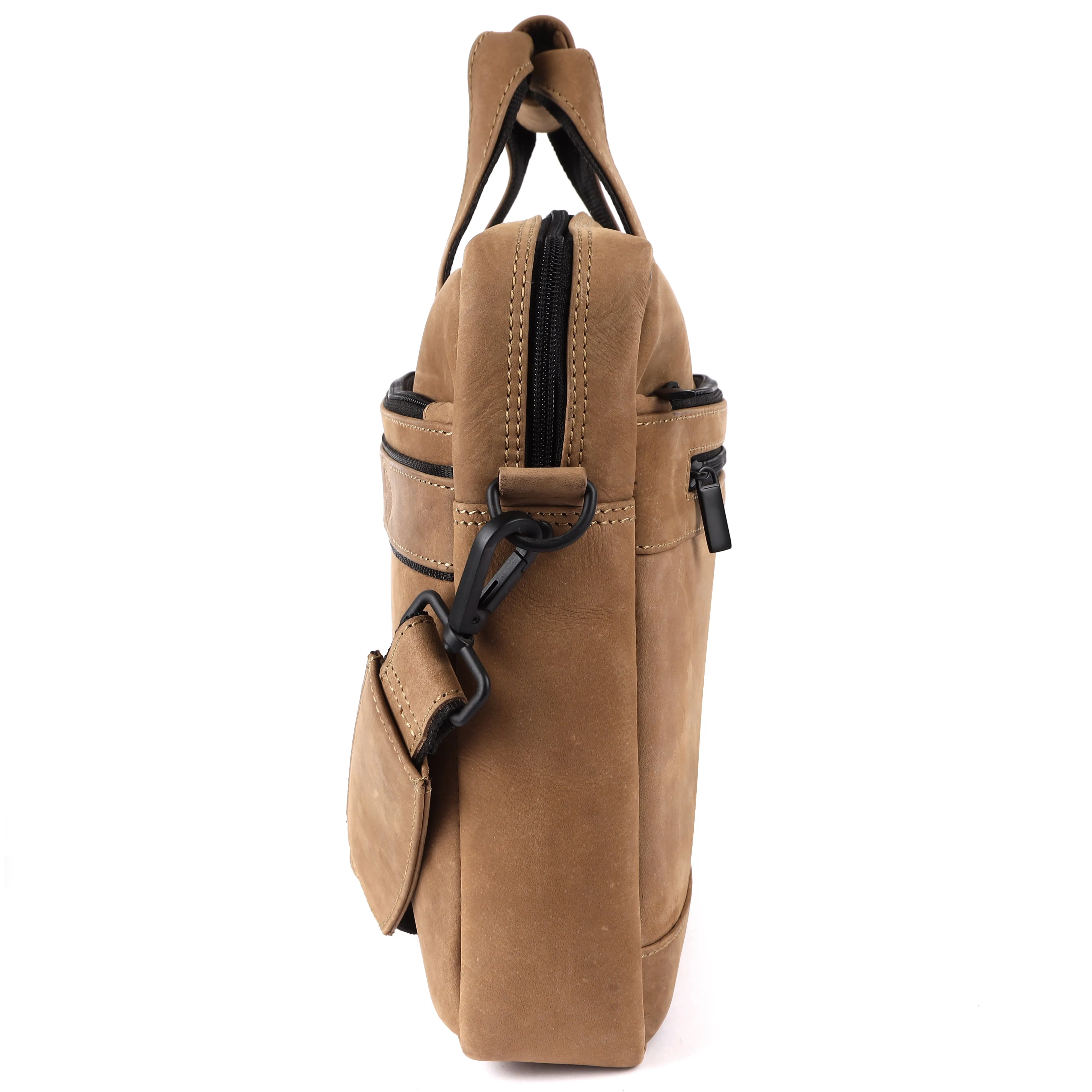 Laveri Genuine Leather Office Laptop Bag