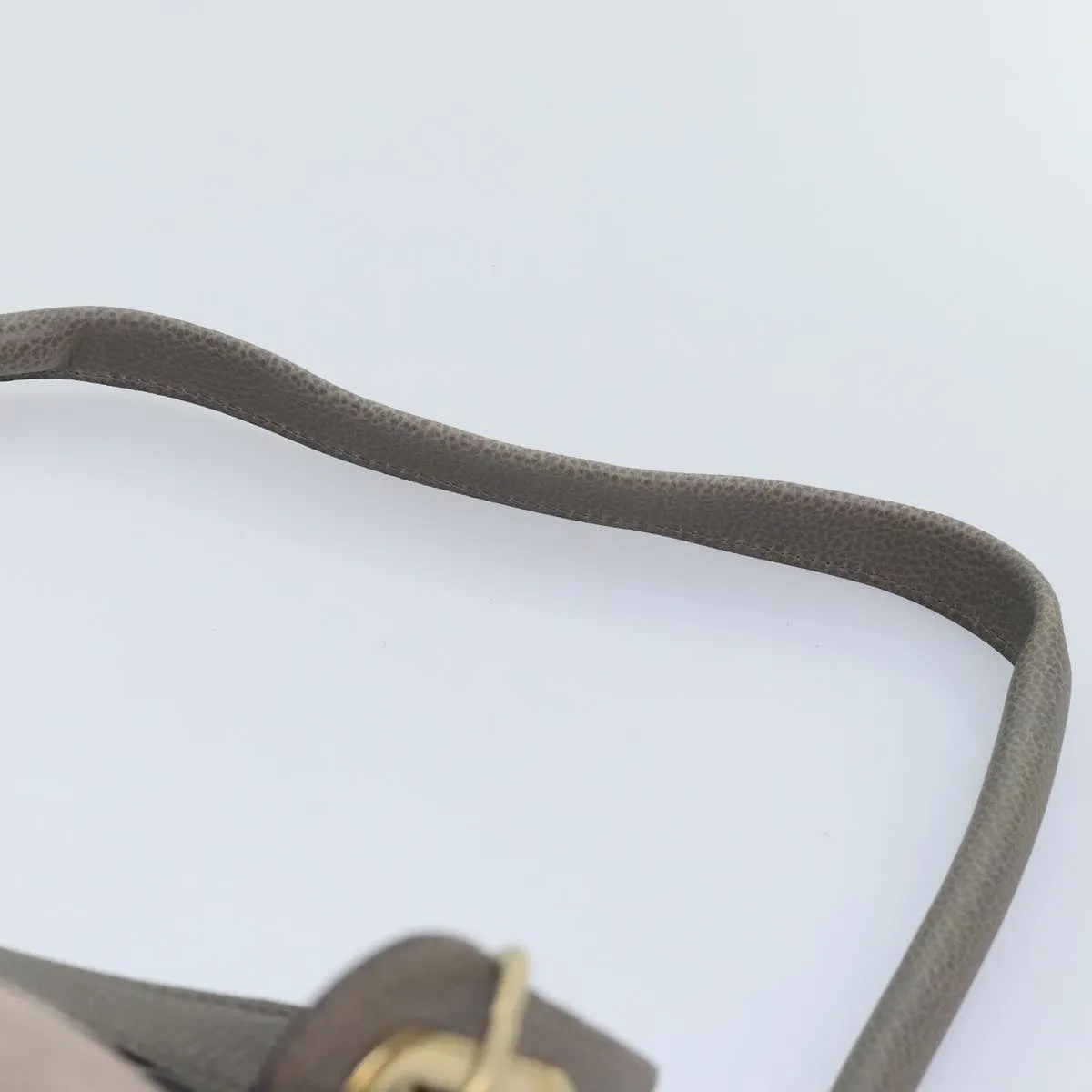 Leather 2way am6848 Seamless Cost-effective Paraty Bag Tote Suede Chloe Gray